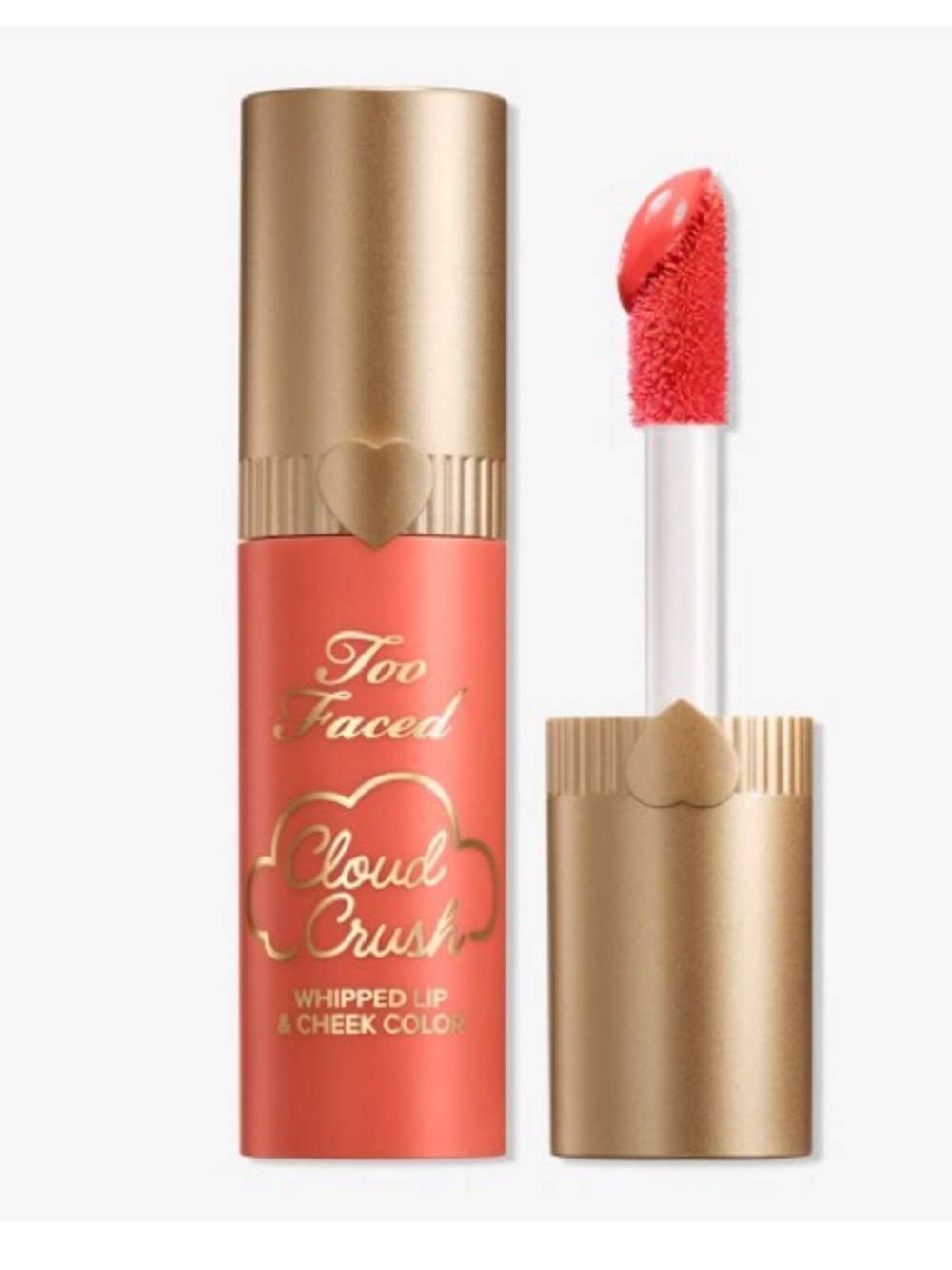 Too Faced Cloud Crush Whipped Lip & Cheek Color — peach blur NIB